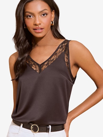 Chemisier Lipsy en marron : devant