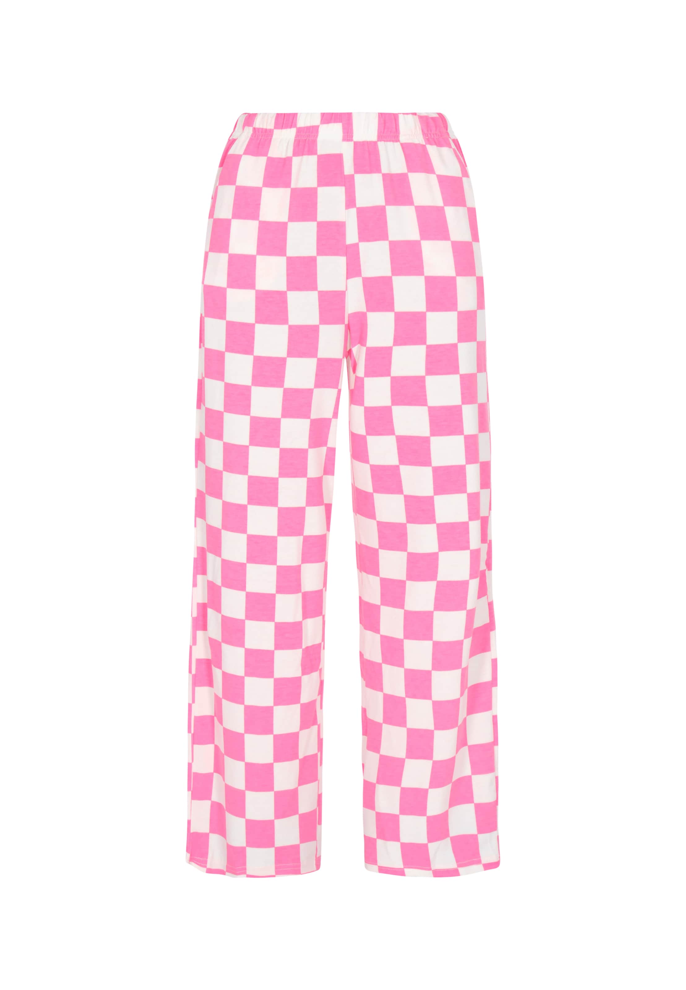 nelice Hlače 'Rock' | svetlo roza / bela barva, Prikaz izdelka