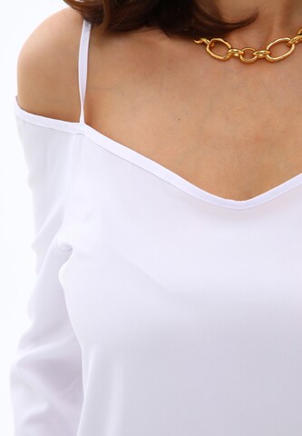 Awesome Apparel Blouse in White