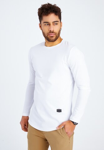 Leif Nelson Shirt in White: front