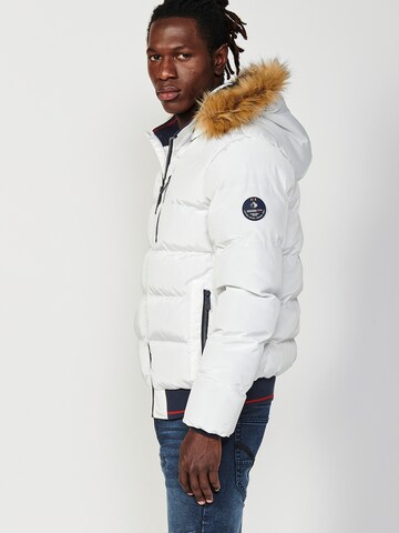 Veste d’hiver KOROSHI en blanc