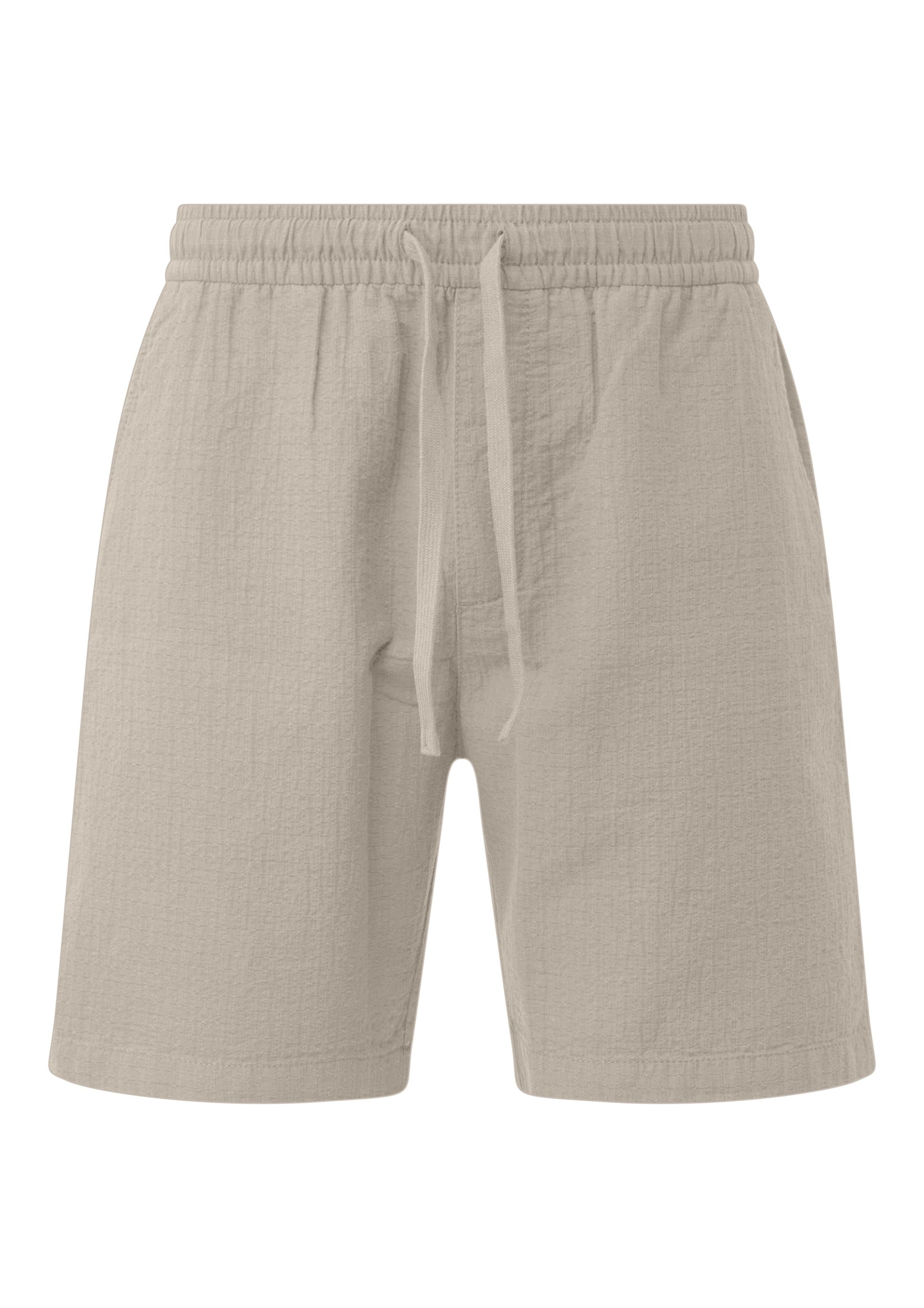 QS Shorts in Beige: Vorderseite