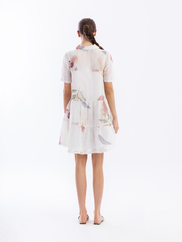 Haris Cotton Dress in Beige