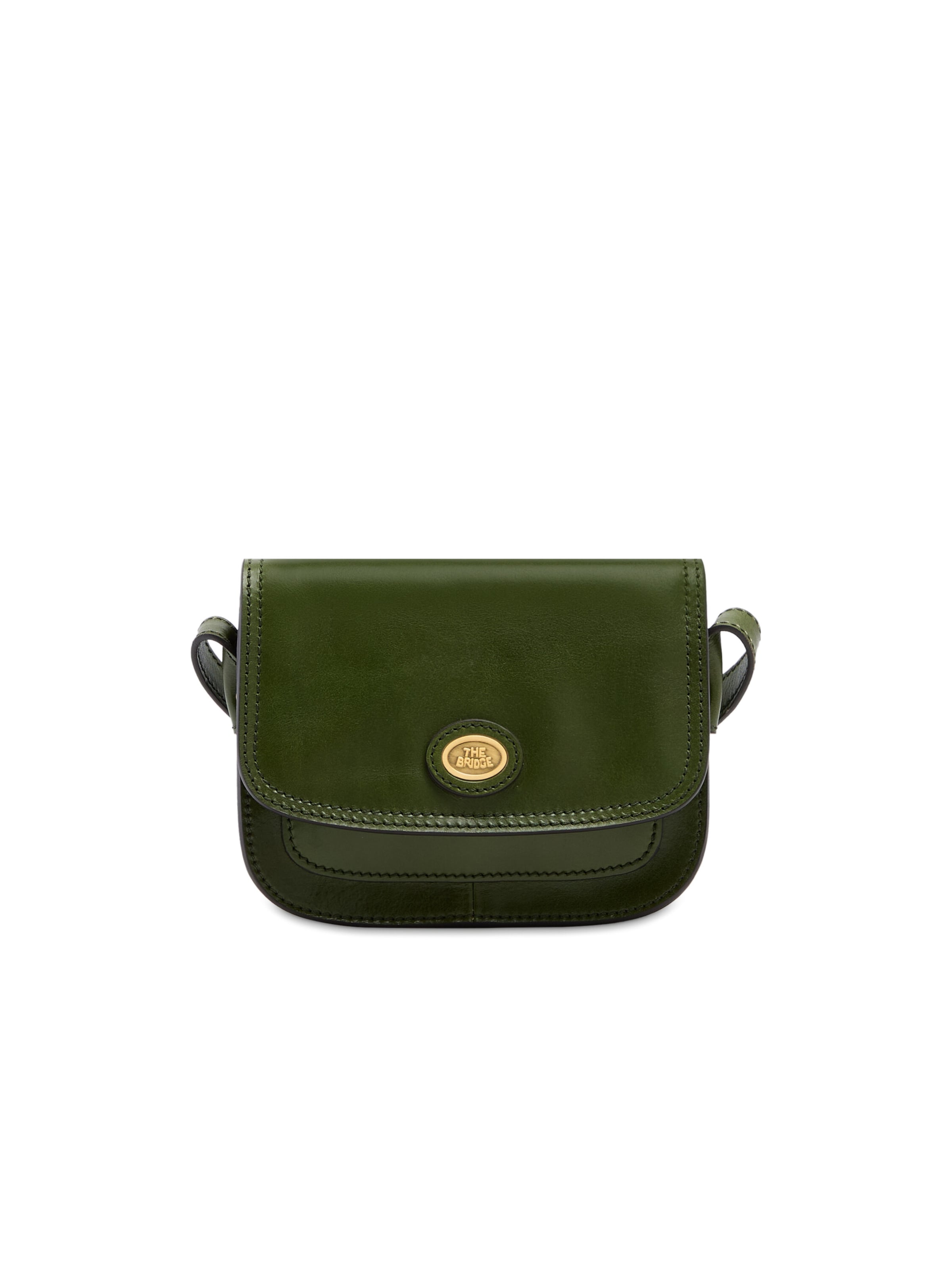 The Bridge Crossbody bag in Green: front