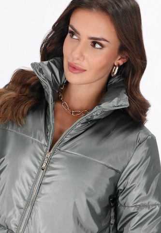 faina - Abrigo de invierno en verde