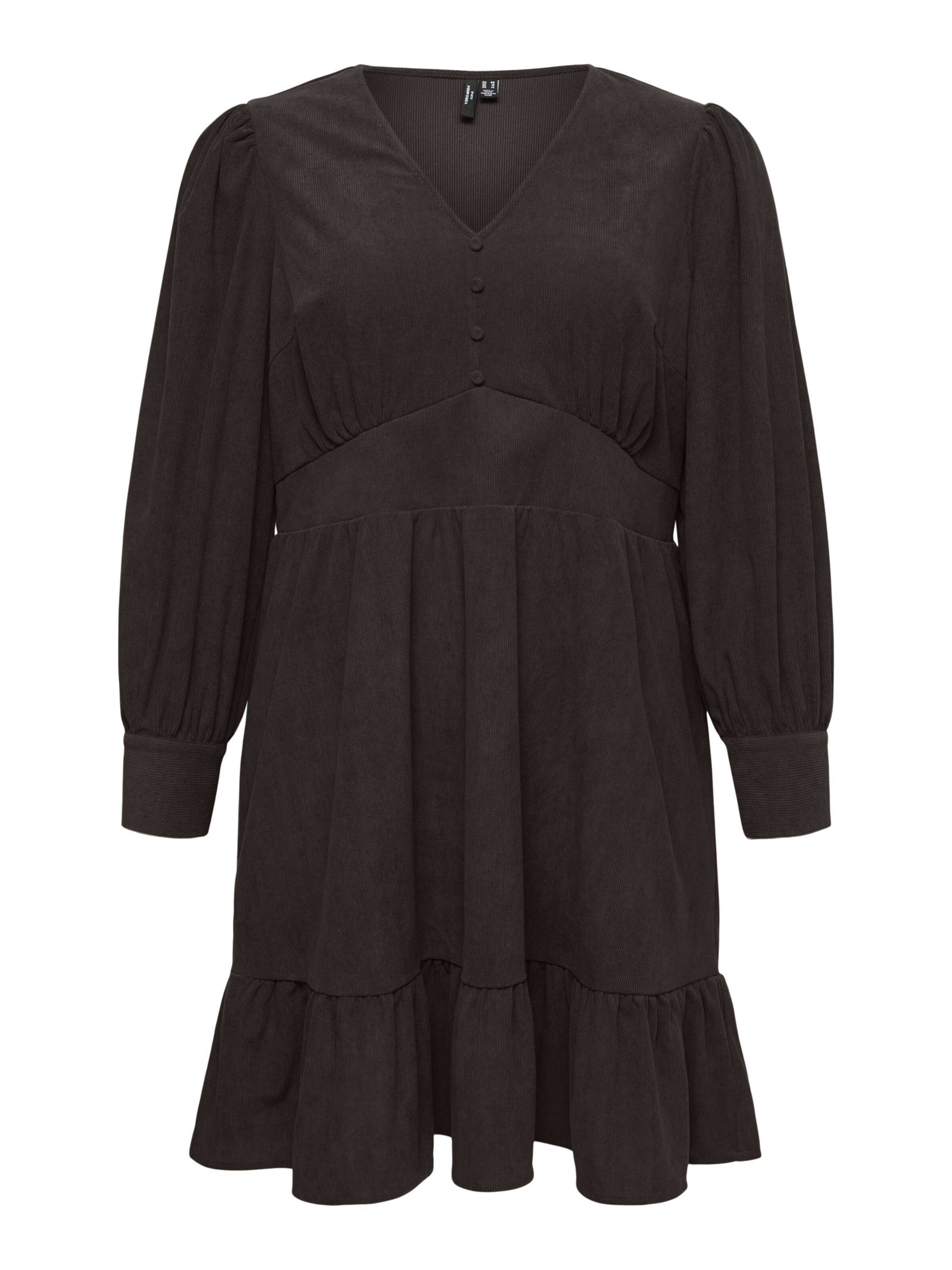 Vero Moda Curve Dress 'CELLY' in Brown: front