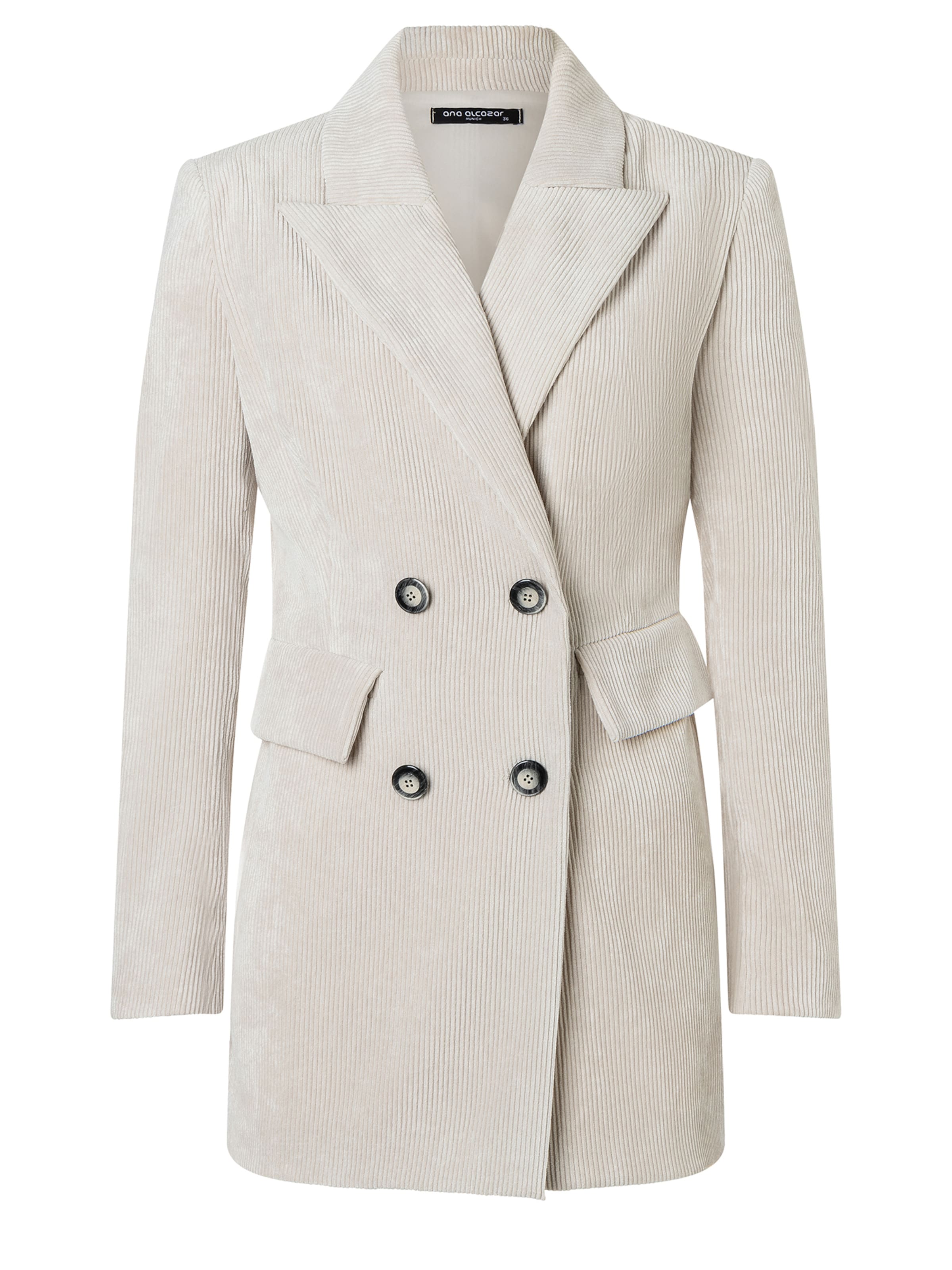 Ana Alcazar Blazers 'Sasea' in Beige: voorkant