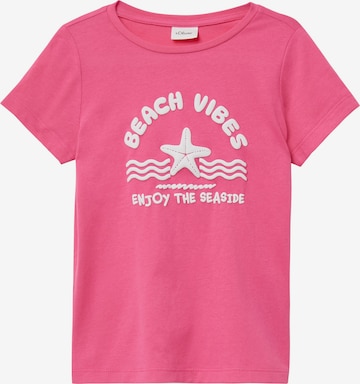 s.Oliver T-Shirt in Pink: Vorderseite