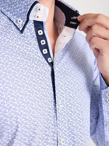 7Camicie - Ajuste estrecho Camisa de negocios 'Marco Polo' en blanco