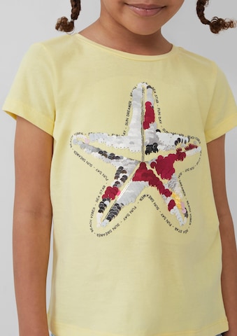T-Shirt s.Oliver en jaune