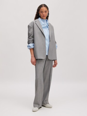 EDITED Regular Pleated Pants 'Lavea' in Grey