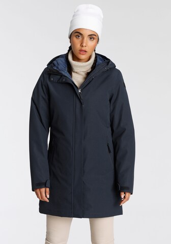 ICEPEAK Raincoat in Blue: front