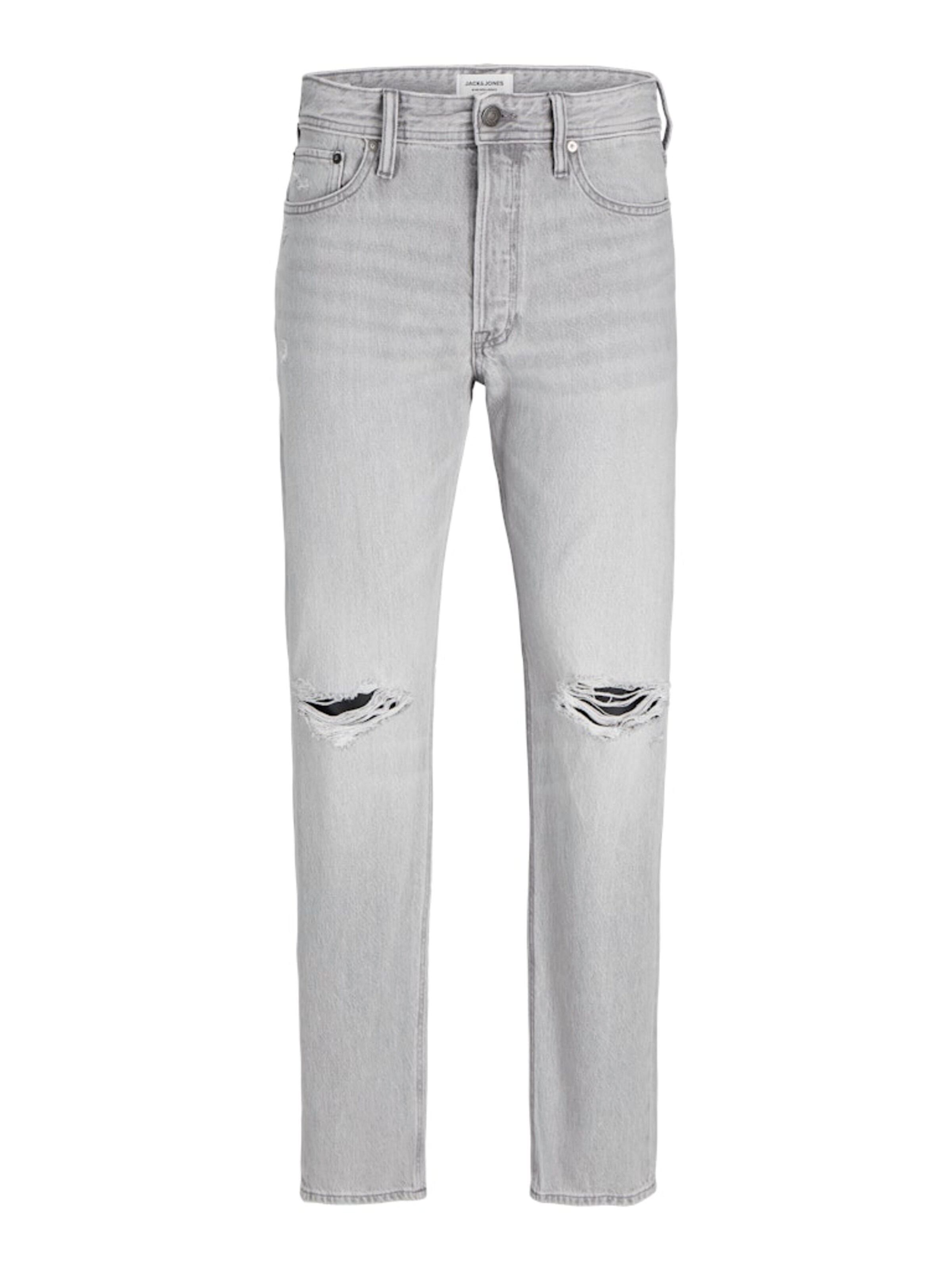 JACK & JONES regular Jeans 'JJIChris' i grå: forside