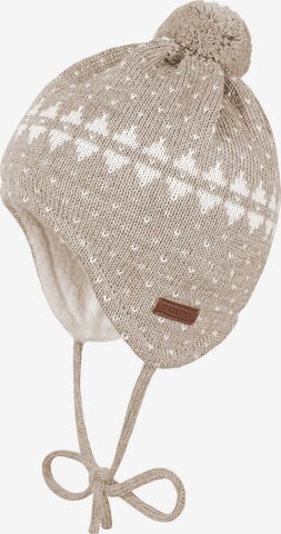 MAXIMO Beanie in Beige: front