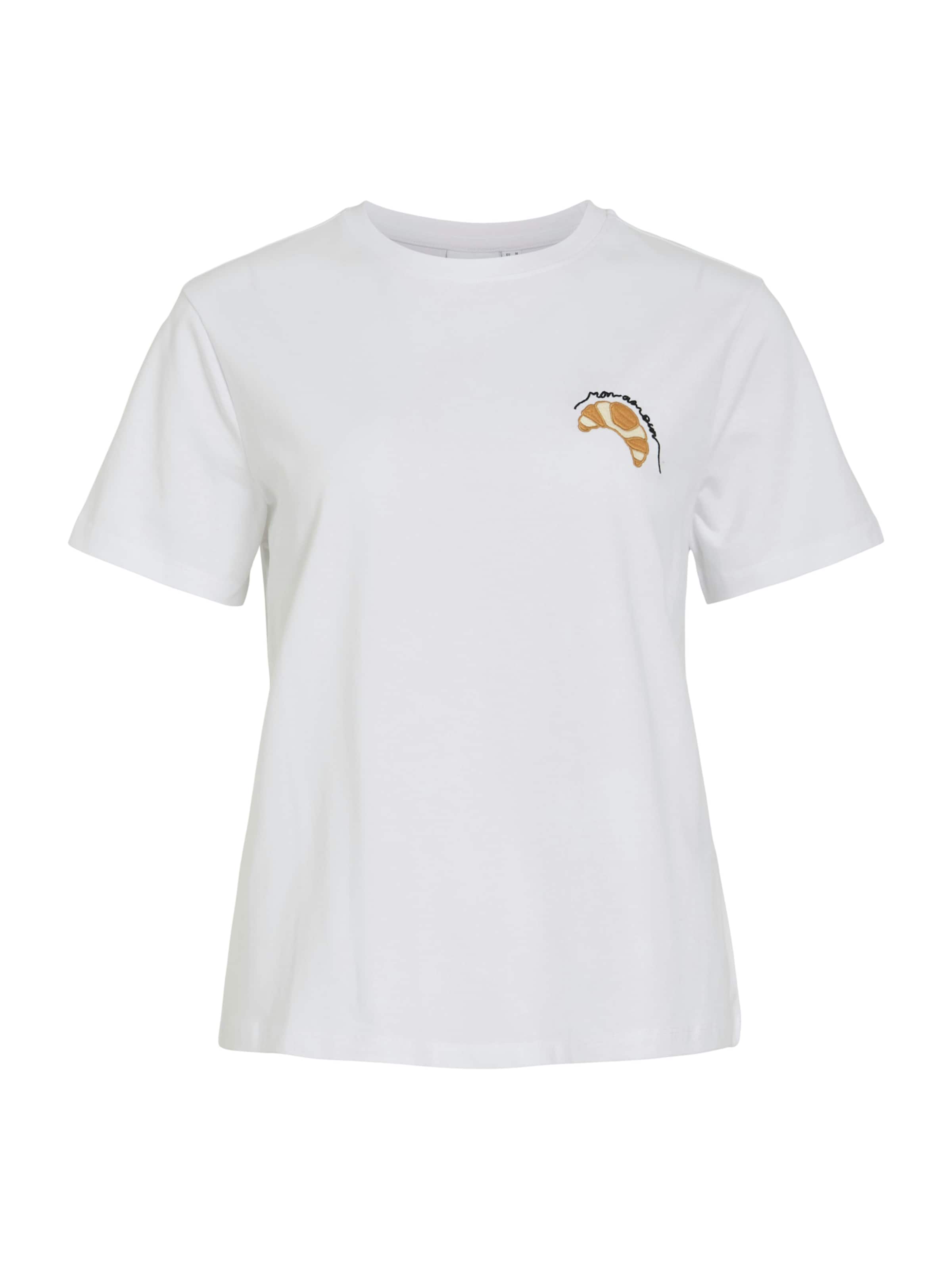 VILA Tričko 'VINora' – bílá: přední strana