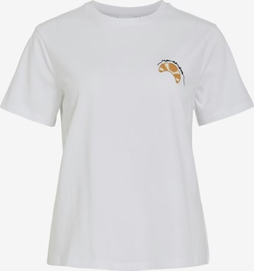 VILA T-shirt 'VINora' i vit: framsida