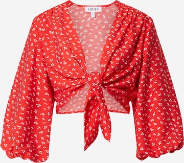 EDITED Blouse 'Tia' in Red: front