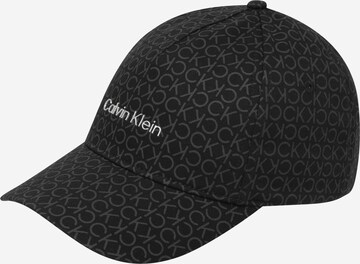 Cappello da baseball di Calvin Klein in nero: frontale