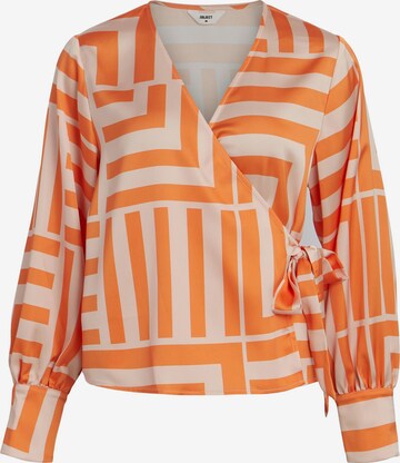 OBJECT Блузка в Оранжевый: спереди