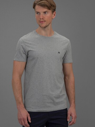 Laurent Vergne Shirt 'Thierry T-Shirt - Grey Melange' in Grey: front