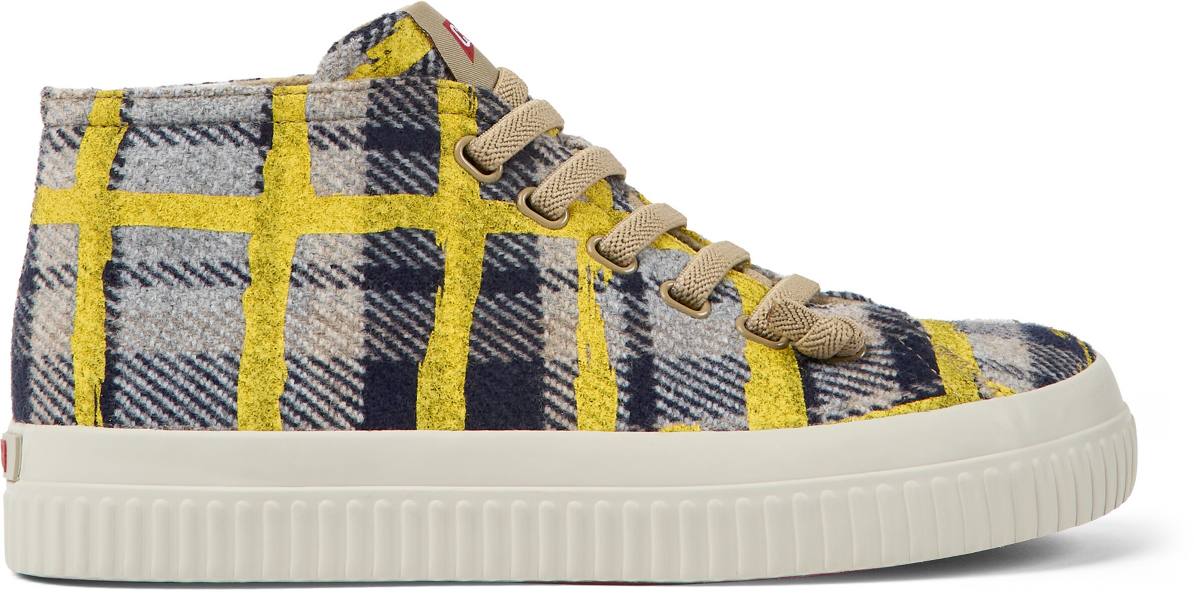 CAMPER High-Top Sneakers 'Peu Roda' in Beige