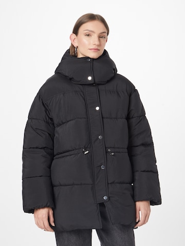 Gina Tricot Зимняя куртка 'Agnes' в Черный: спереди