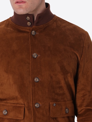 Distretto12 - Chaqueta de entretiempo 'Albero' en marrón
