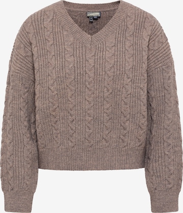 DreiMaster Vintage Pullover in Grau: front