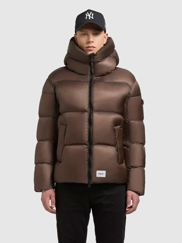 khujo Winterjacke 'Dane' in Braun: Vorderseite