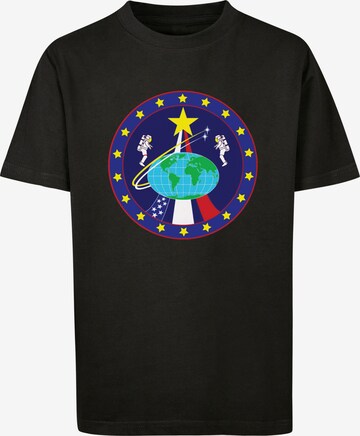 F4NT4STIC Shirt 'NASA Classic Globe Astronauts' in Black: front