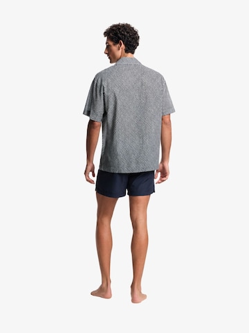 Emporio Armani - Camisa 'Pattern Mix Beachwear Shirt' en blanco