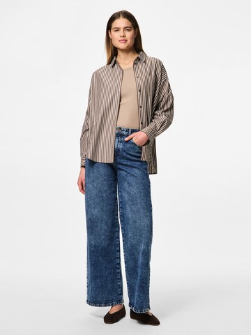 PIECES Bluse 'PCFemme' i brun
