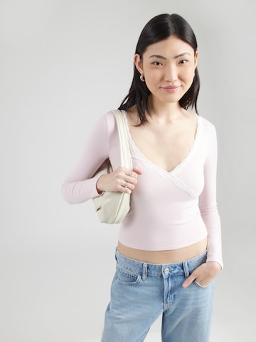 HOLLISTER Shirt in Pink: front