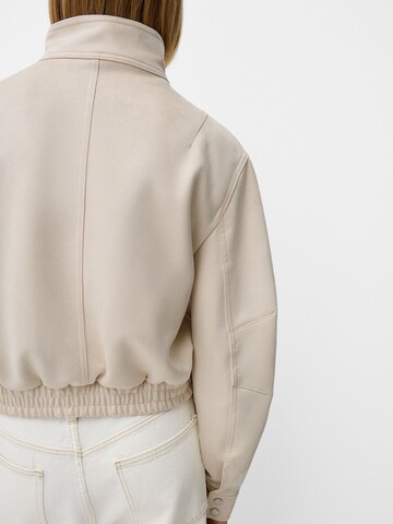 Veste mi-saison Bershka en beige