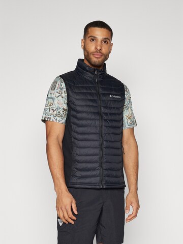 COLUMBIA Αθλητικό γιλέκο 'Powder Pass™' σε μαύρο: μπροστά