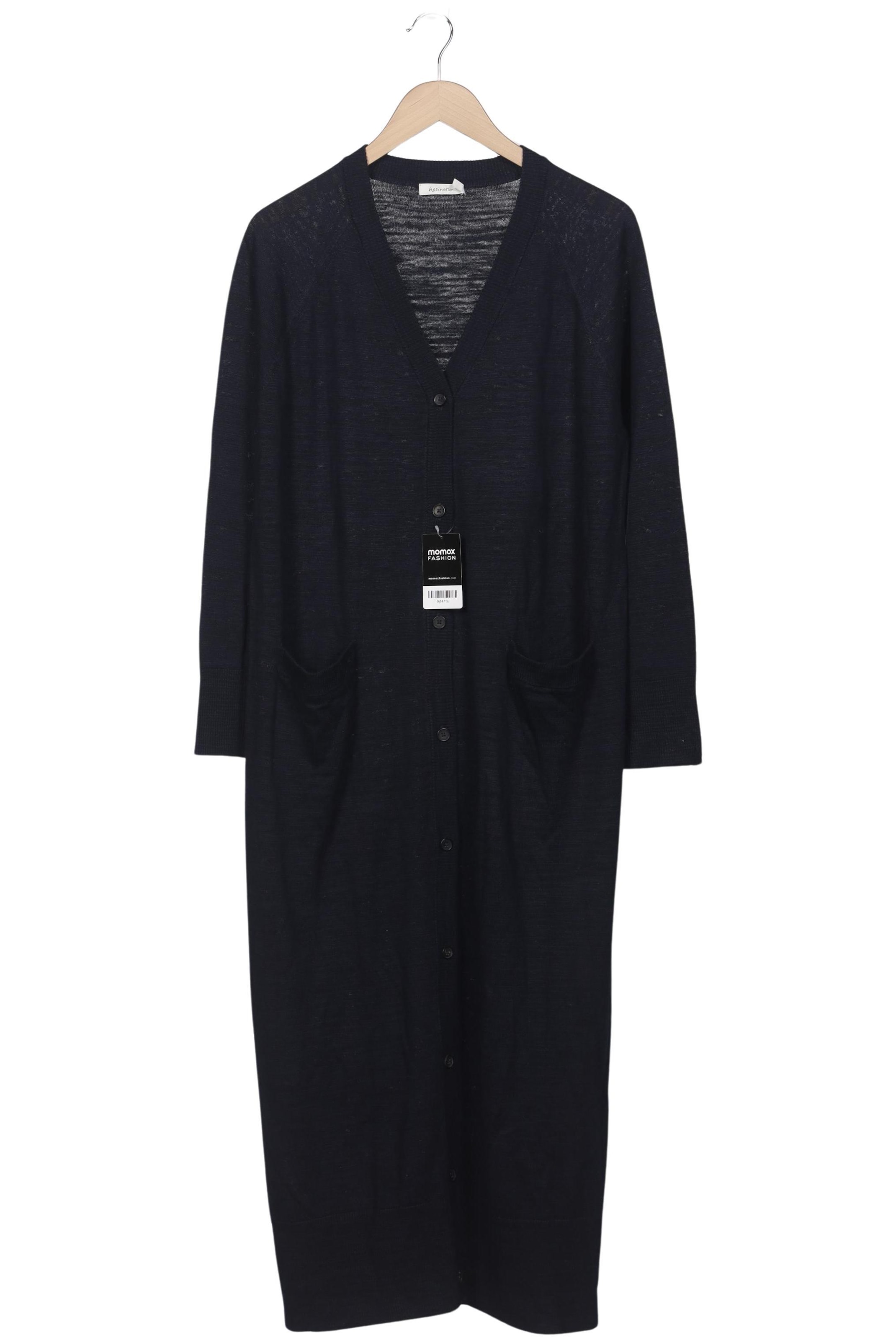 hessnatur Sweater & Cardigan in XL in Blue: front