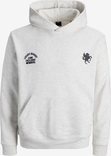 JACK & JONES Sweat-shirt en L en noir / blanc, Vue avec produit