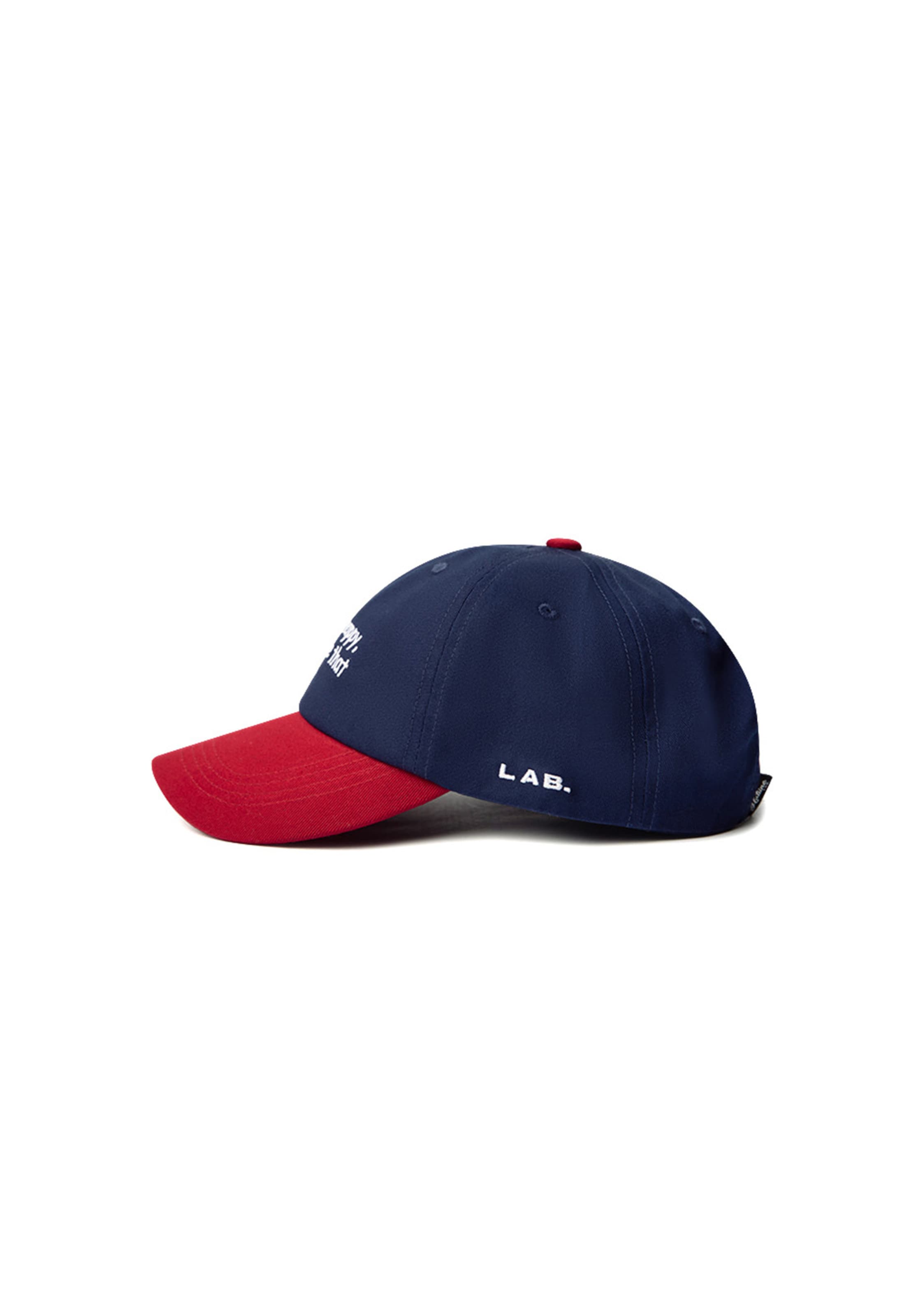 Hatline Lab Cap 'Happy' in Blau