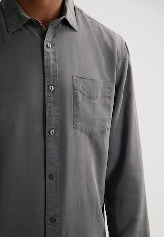 Dstrezzed Regular fit Button Up Shirt 'Lamont' in Grey