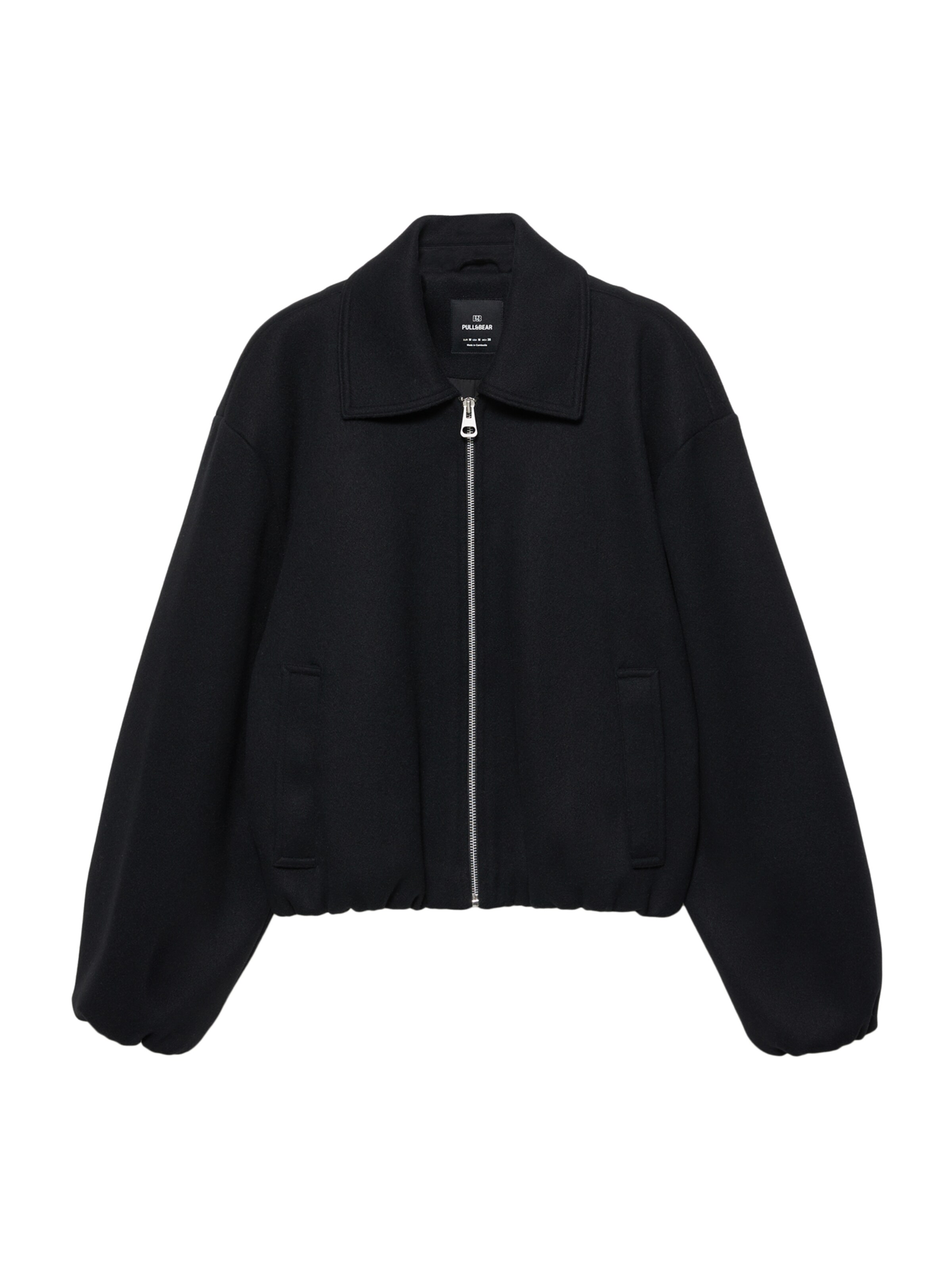 Pull&Bear Jacke in Schwarz: Vorderseite