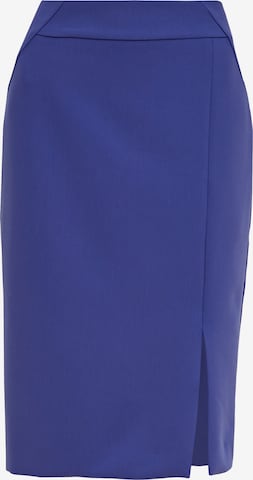 COMMA Skirt 'Dobby' in Blue: front