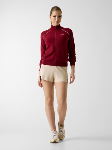 GUESS Zip-Up Hoodie in Red