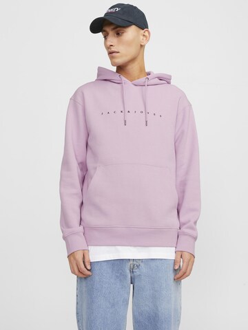 Sweat-shirt 'JJEStar' JACK & JONES en rose : devant