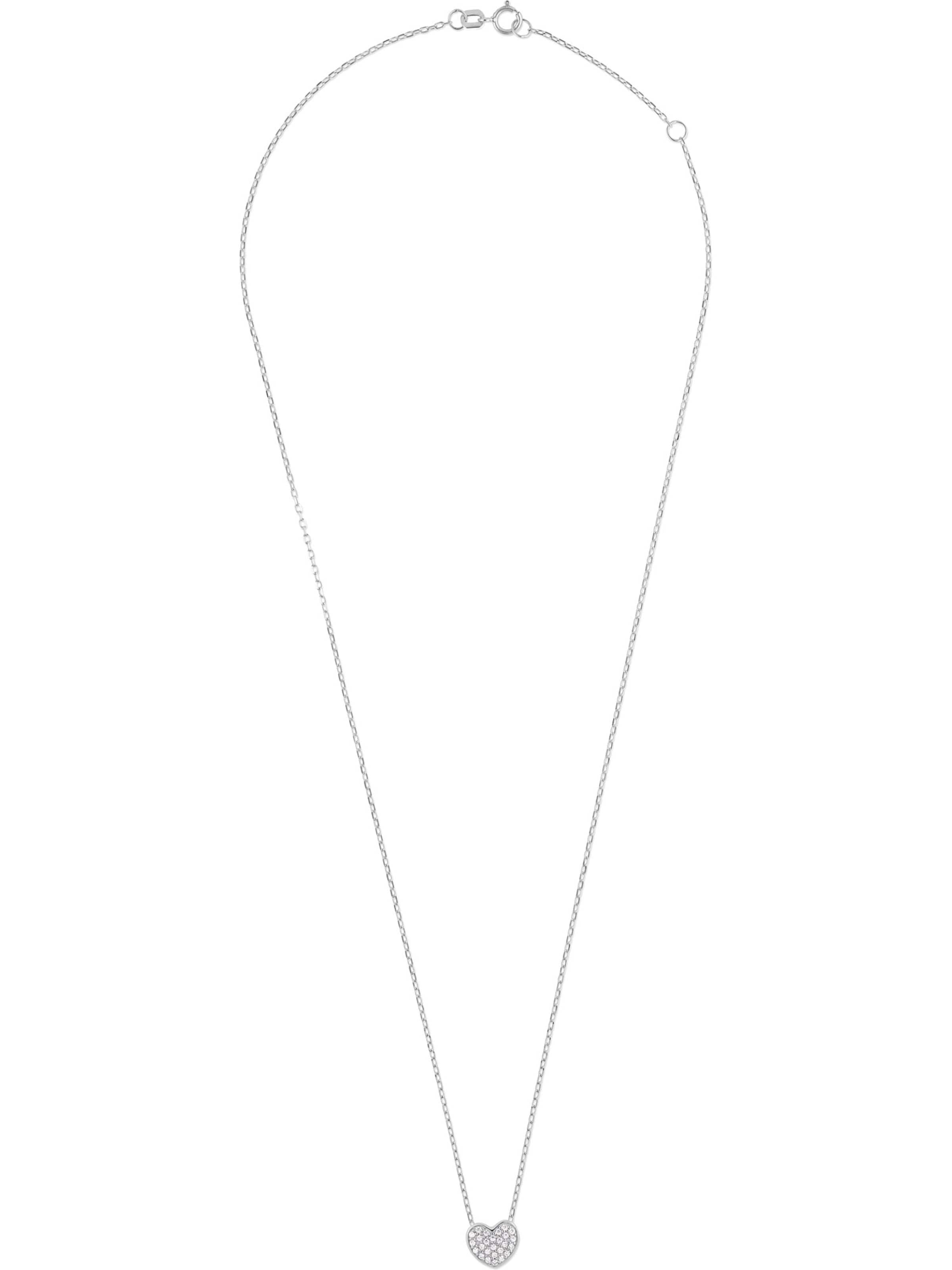 FAVS Necklace in Transparent / White, Item view