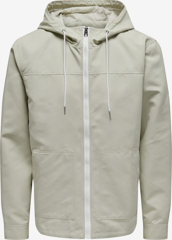 Only & Sons Between-Season Jacket 'Matt' in Grey: front