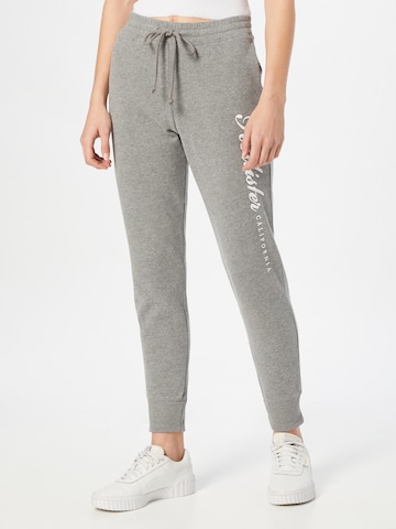 HOLLISTER Tapered Pants in Grey: front