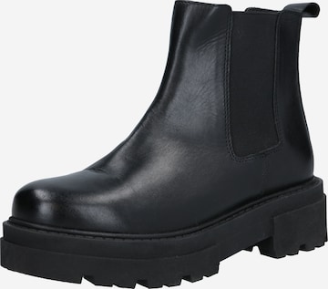 Boots chelsea 'Kate' di ABOUT YOU in nero: frontale