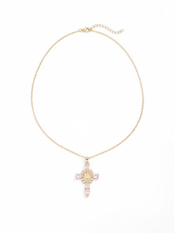 Nemomatheo Necklace 'Benedicta Drop' in Gold: front