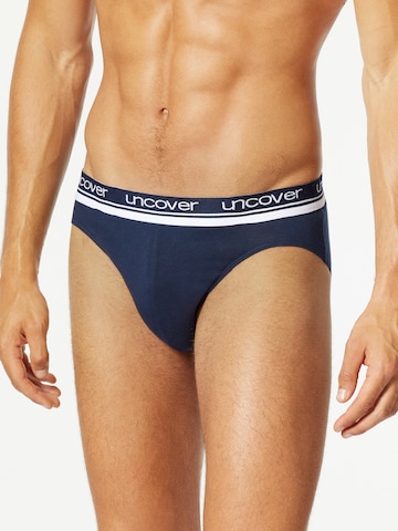 Slip uncover by SCHIESSER en bleu : devant