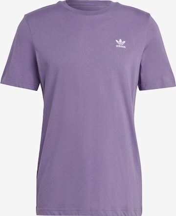 ADIDAS ORIGINALS Shirt 'Trefoil Essentials' in Purple: front
